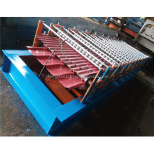 Botou Haide ce certification roof tile roll forming cold ibr or cnc coil panel double layer roll forming machine